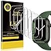 LK [6 Pack] Screen Protector for Samsung Galaxy Watch Active 2 44mm SmartWatch Flexible Film (Max Coverage) HD Clarity, Anti-Scratch Case Friendly