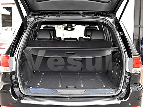 Vesul Retractable Rear Trunk Cargo Cover Fit For Jeep Grand Cherokee 2011 2021 Security Shade Shield Tonneau Cover Anti Peeping Luggage Privacy Screen With Extra Canvas Cover Buy Online In Tanzania At Desertcart