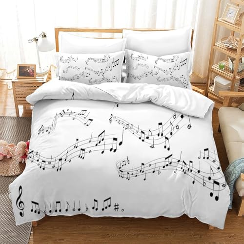 Housse de couette microfibre résistante 220x240cm chic imprimé 3D abstrait - 3