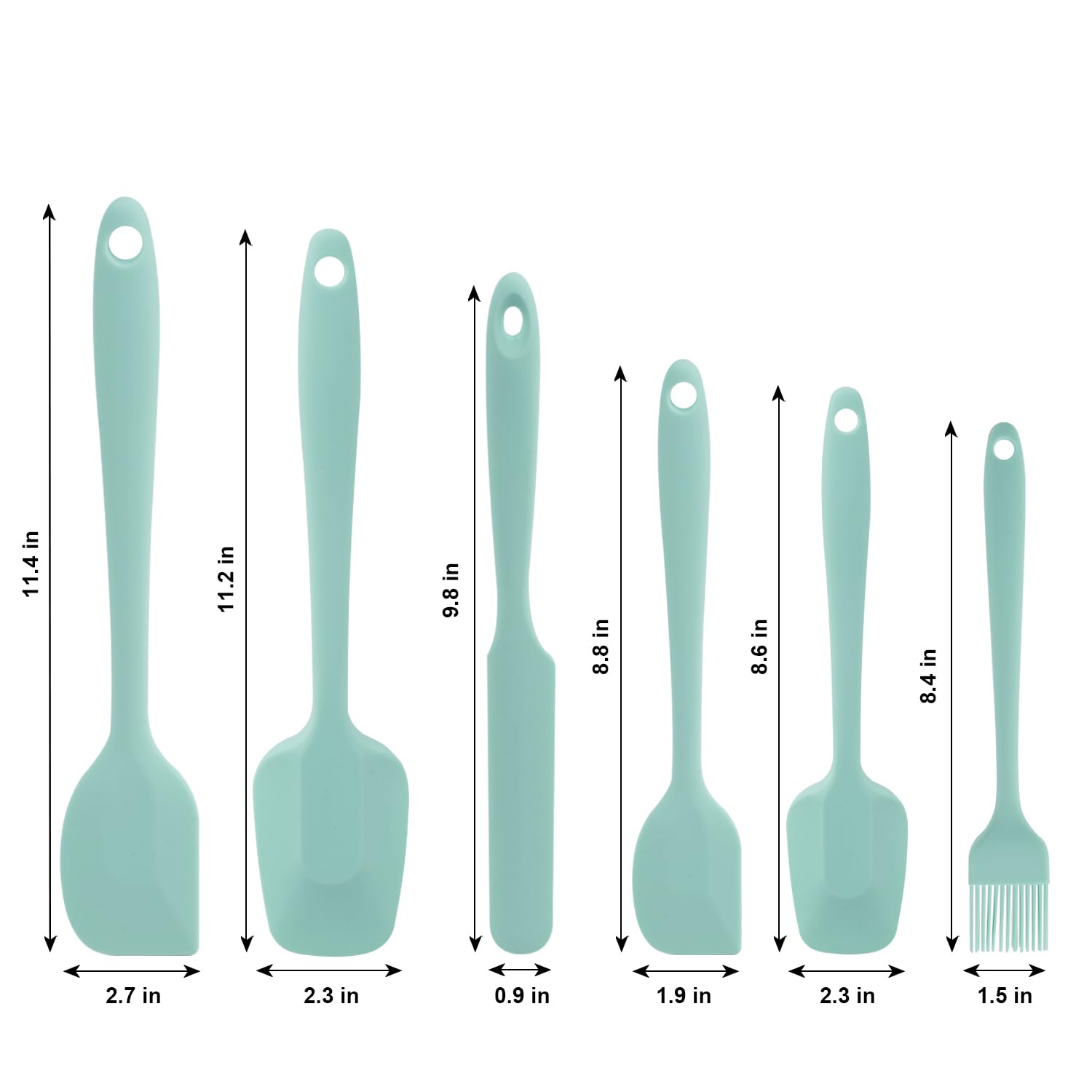 Espátulas Resistentes Calor 200 Grados 3 Espátulas De Silicona Resistentes Al Calor De Grado Coercial Silicone Spatula