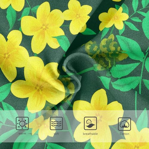 Summer Flowers Floral Plant Green Toddler Girls's Underwear 2T 23029093