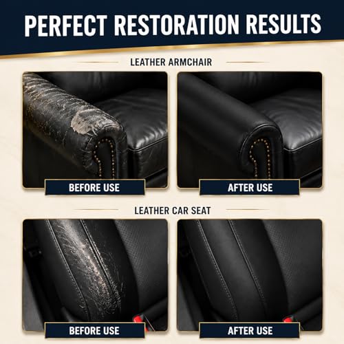 Parche de reparación de piel autoadhesivo negro rollo grande para tapizar asientos de coche gastados 6