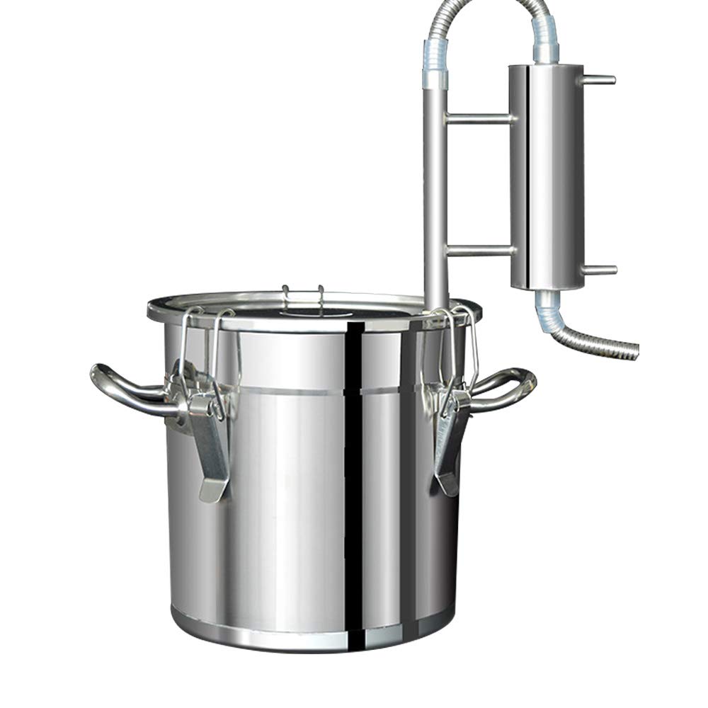 Still Spirits Kit Wine Making Kit Home Brew Distiller Stainless Steel for Water Alcohol Oil Boiler (20L/5Cal)