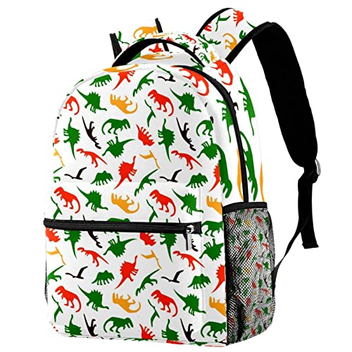 Sacoche dinosaure orange et verte sac à bandoulière enfant et ado unisexe
