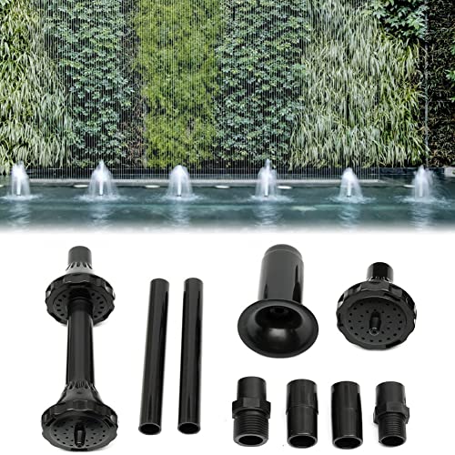 Joberio Kit de boquillas para fuente de agua, bomba de fregadero, fuente de piscina, juego de boquillas para acuarios, acuarios, estanques de jardín, piscinas
