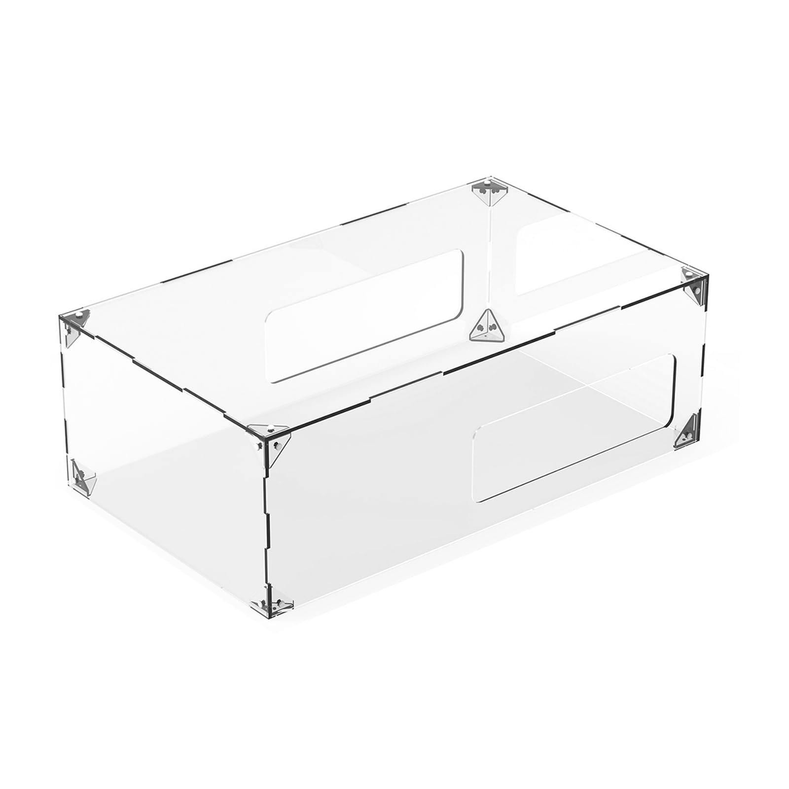 Funda protectora a prueba de polvo, fácil de limpiar, transparente para consola de juegos, pantalla horizontal