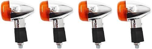 Miniatura 5 de munirater Luces intermitentes universales para motocicleta, luces indicadoras ámbar intermitentes para motocicleta, luces delanteras y traseras