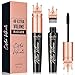 Glossiva 4D Silk Fiber Lash Mascara with Brush- Waterproof, Luxuriously Longer, Thicker, Voluminous Eyelashes, Long-Lasting, Dramatic Extension, Smudge-proof