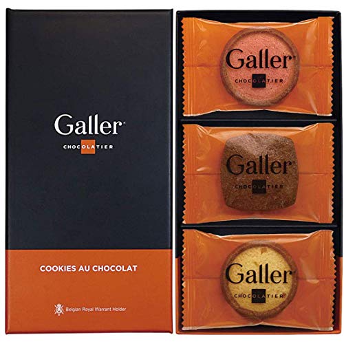 Galler ガレー ベルギー王室御用達 クッキー 詰め合わせ ギフトボックス 12個入 1箱(賞味期限:2020/8/29)