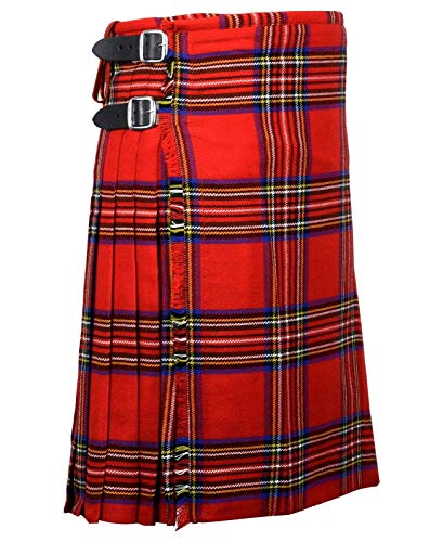 Image of 8 Yard Mens Kilt - Authentic Tartan Kilt for Men Highland Outfit for Weddings & Traditional Scottish Wear