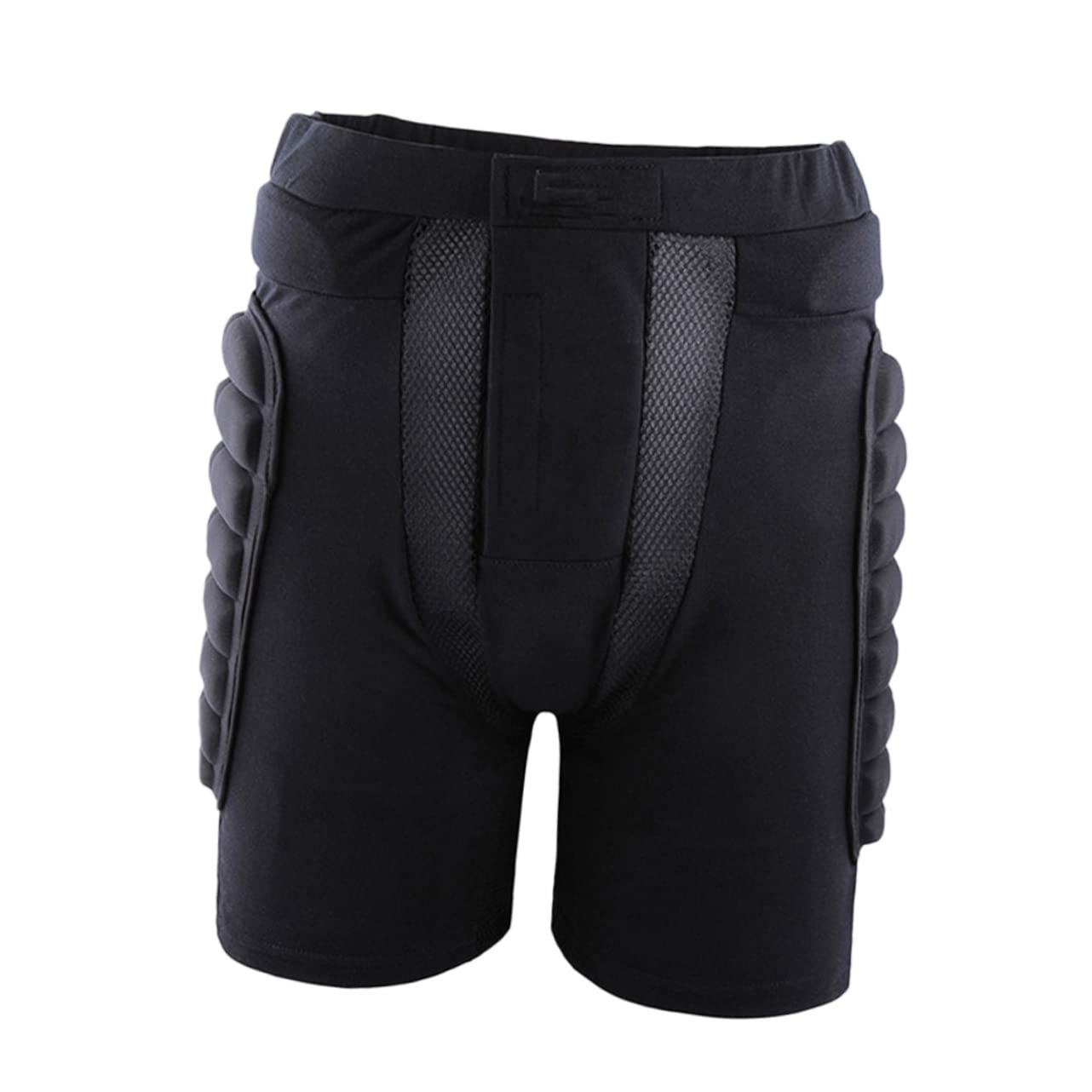 BESPORTBLE Skihose für Junge Mädchen Schwarz Snowboard Schutzhose mit Rundumpolsterung für Hüfte Oberschenkel und Steißbein Elastischer Atmungsaktives Material für Skifahren und Snowboarden
