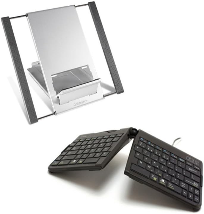 Goldtouch Ergoguys Go!2 Mobile Keyboard with Notebook Stand