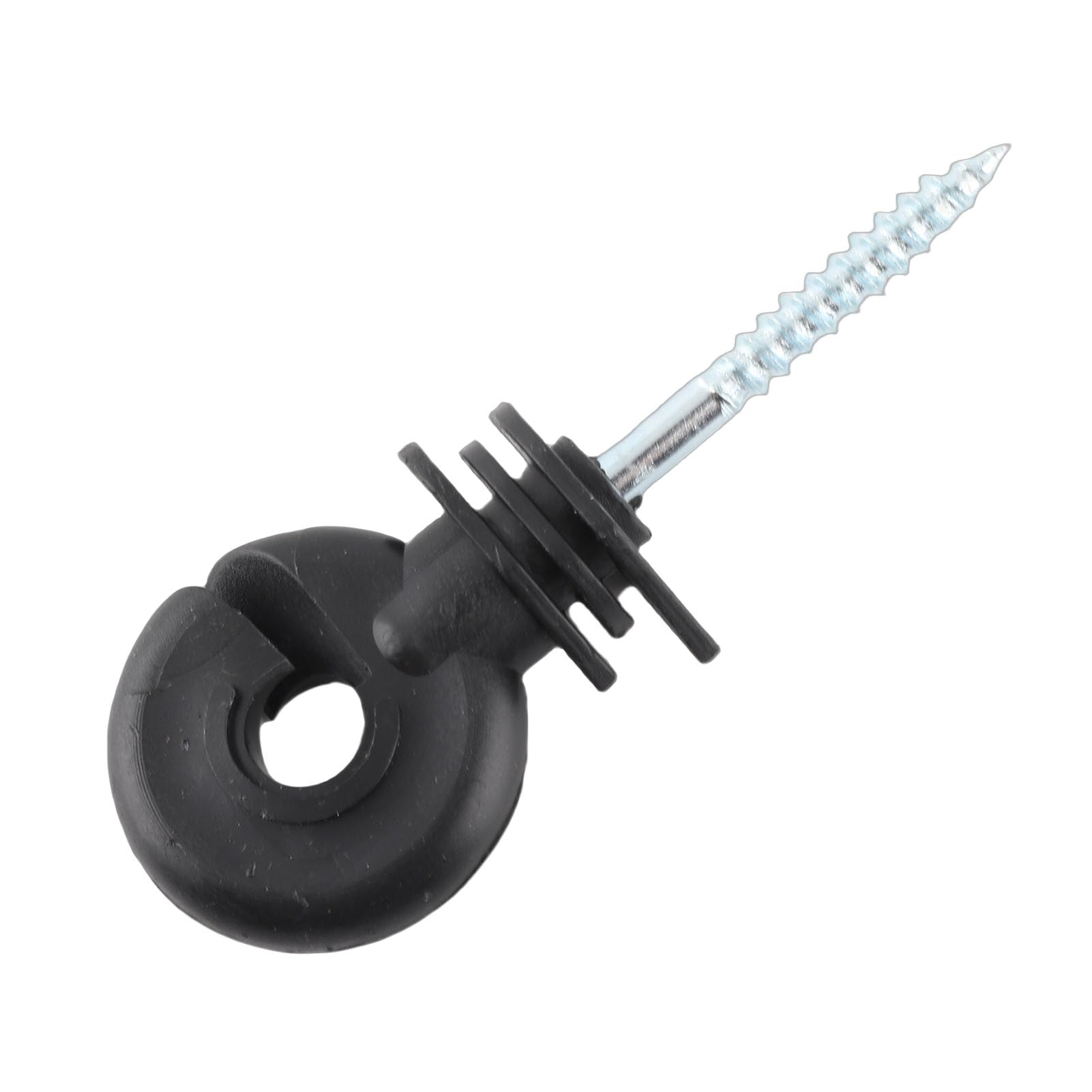 Kikumi 25 * 21 * 7 100 Pz Breve Anello di Vite Isolante Prato Elettrico Recinto Post Recinto Elettrico 25 * 21 * 7