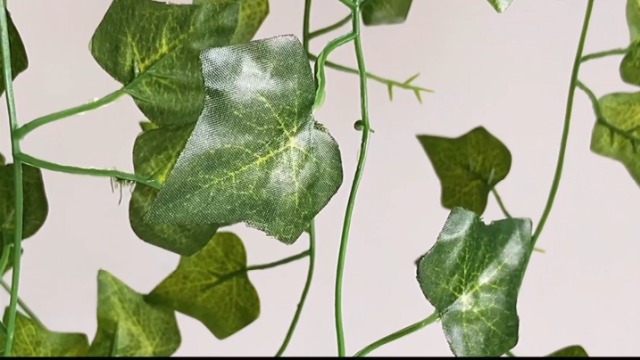 Amazon｜フェイクグリーン 観葉植物 アイビー 造花 藤 壁掛け 葉