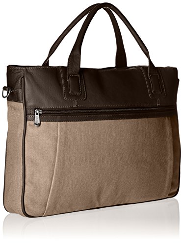 Slim Laptop Brief, Chocolate, One Size2