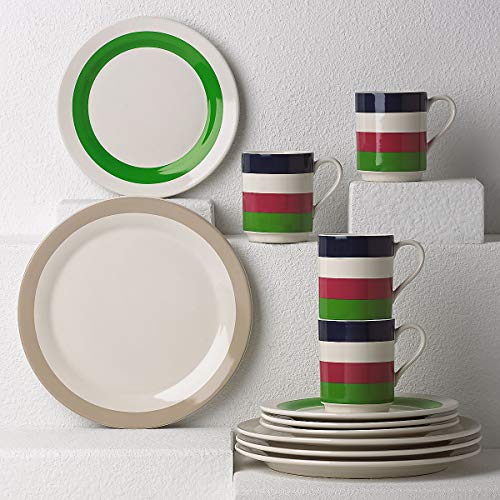 Kate Spade New York All In Good Taste Rainey Street Stripes 12-Piece Dinnerware Set By Lenox #TOP1