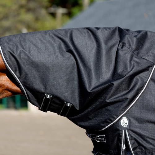 Image of Equinavia Norse Turnout Neck Cover No Fill | 600 Denier - Black - L
