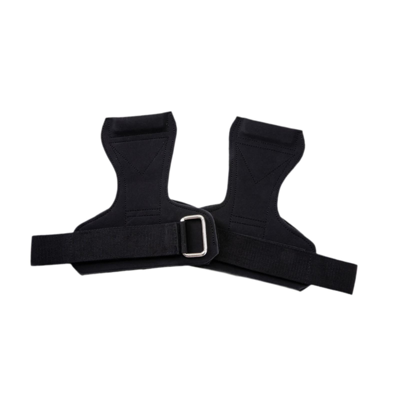 Guanti da palestra con imbottitura ispessita, cintura per pesi multi-scenario per ginnastica, colore nero, 21 x 19 cm