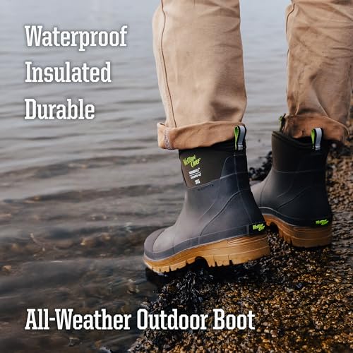 Image of Western Chief Unisex 365 Neoprene Cold Weather Boots for Men and Women | Waterproof rubber with insulated lining, anti-slip outsole, comfort insole, ankle, mid and tall snow boot for outdoor wear
