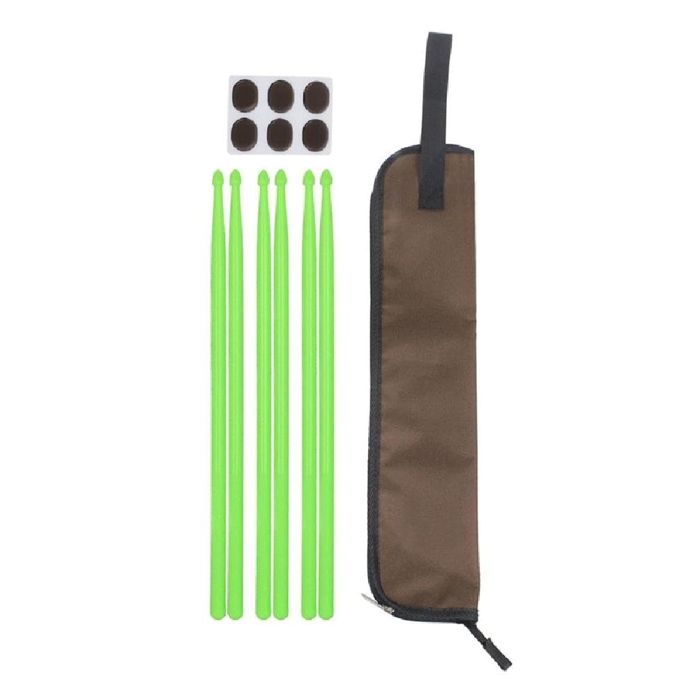 Baguettes de batterie 5A en érable et nylon avec sourdines WUURAA