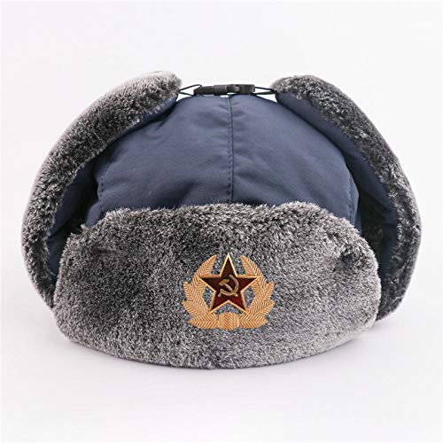 Chapeau bomber imperméable style russe avec oreillettes pour homme et femme