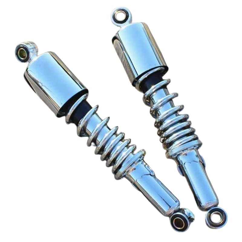 FENSIR® Rear Shock Absorber with Thick Spring for Motorcycle GN125 Suspension Support and Ride Comfort - Silver-image-26