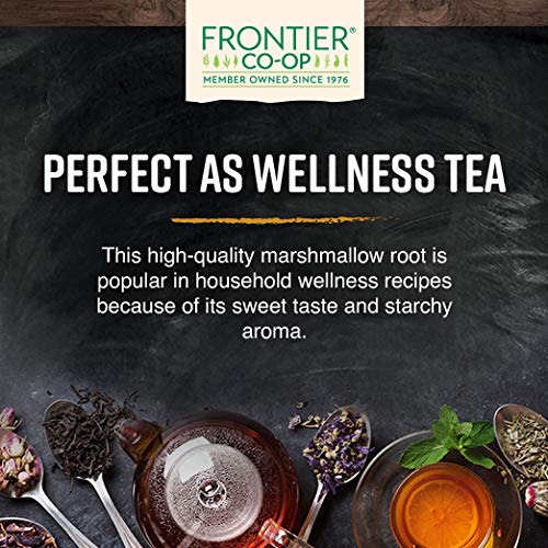 Frontier Co-op Organic Marshmallow Root, 8-Ounce Bulk, Wellness Recipes, Beverages, Skin Care, Gluten Free, Kosher