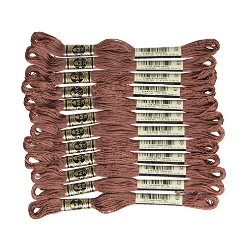 Image of DMC 6-Strand Embroidery Cotton Floss, Ultra Very Dark Desert Sand