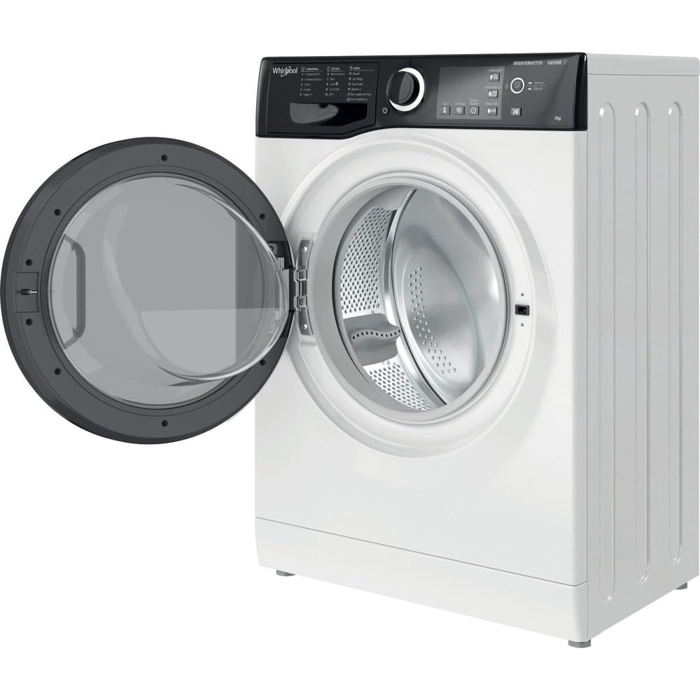 WHIRLPOOL WSB 725 D IT - Lavatrice Slim 7 kg con Carica Frontale, 16 Programmi, Centrifuga 1200 Giri, Regolazione Automatica Temperatura, Classe B - Elettrodomestici per la Casa, 59,5Lx85Hx43,5P