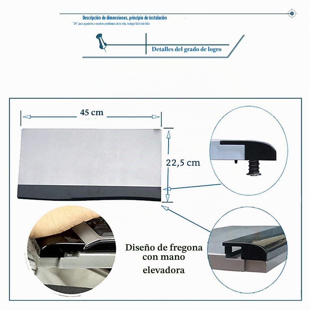 Bandeja ajustable para silla de ruedas, escritorio ergonómico para leer, comer y descansar, mesa universal extraíble para silla de ruedas, altura y distancia ajustables