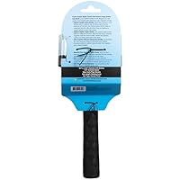 Vista 3 de ForPro Professional Collection Expert Stylist Choice Cepillo de pelo doble de nailon y cerdas veganas, 100% resistente al calor, mango ergonómico