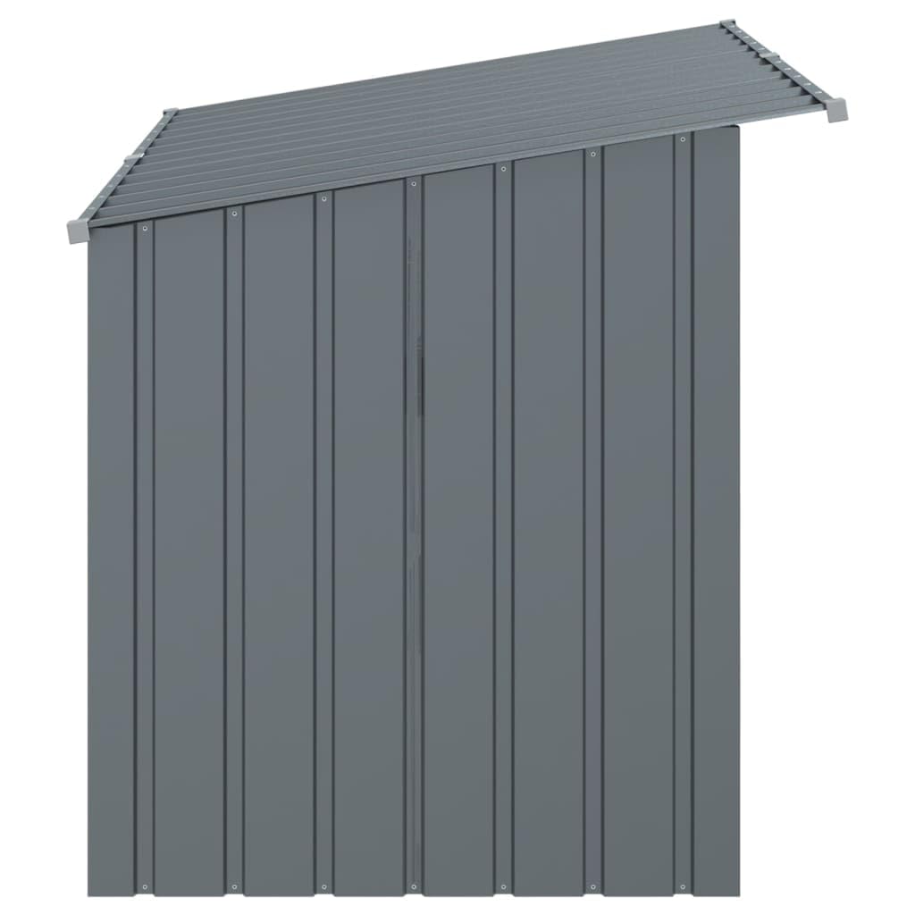 Chenil d'extérieur pour Chien, Enclos Niche Cage pour Chien Métal Niche pour Chien avec Toit Anthracite Acier galvanisé