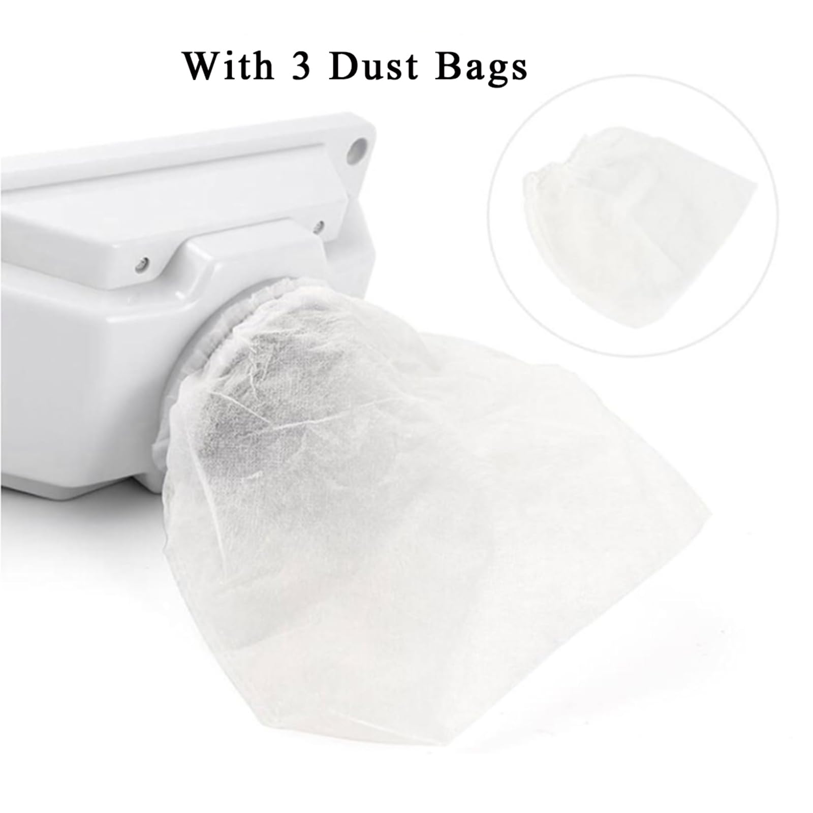 Colector de polvo de uñas de mesa silenciosa de 13 W, potente aspirador de uñas, extractor de polvo de uñas, herramienta de manicura para esmalte de uñas de gel acrílico, filtro de uñas profesional 2