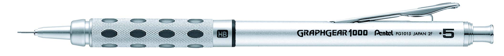 Pentel - Portaminas retráctil metálico calibrado. - Pack de 12
