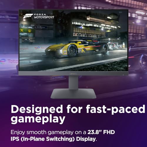 Image of Lenovo LOQ 24-10 | 23.8 inch (60.45cm) FHD (1920x1080) IPS 200Hz Gaming Monitor | 0.5ms, HDR10 Compliance, AMD FreeSync, 99% sRGB, 2xHDMI 2.1 TMDS, 1xDP 1.4| Tilt | Lunar Grey | 68F1GACBIN