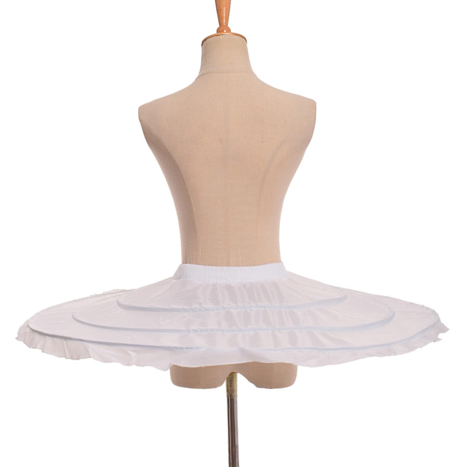 B Baosity Jupon Court, Demi-jupon, pour Robe de Soirée, de Remise de Diplômes, de Mariage