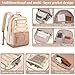 WINDARS School Backpack for Teens Girls, Aesthetic College Backpack Large Bookbag for Women Students Fashion 17 Inch Laptop Bag for Work Travel (Khaki Beige)