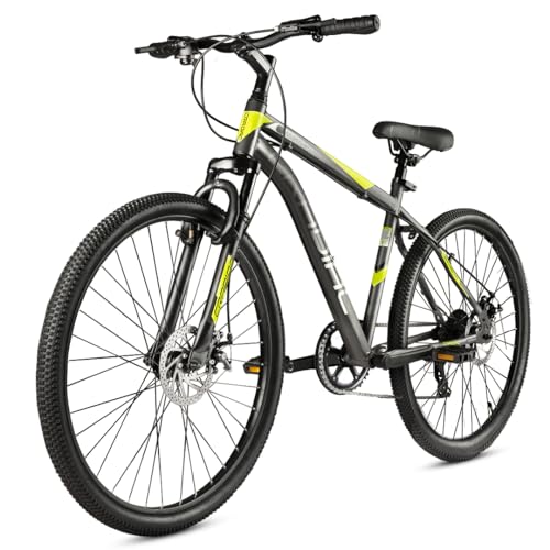 Image of CRADIAC - Hustler X7 MTB 21 Gear Cycle for Boys & Adults | 29 Inch Cycle for Men (Mountain Bike) Gear Bicycle 21 Speed with Disc Brake & Front Suspension | 15+ Years | 5.8FT+