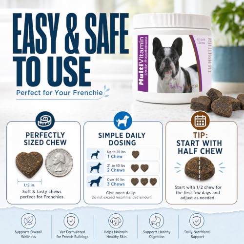 Image of Healthy Breeds French Bulldog All in One Multivitamin Soft Chew 120 Count
