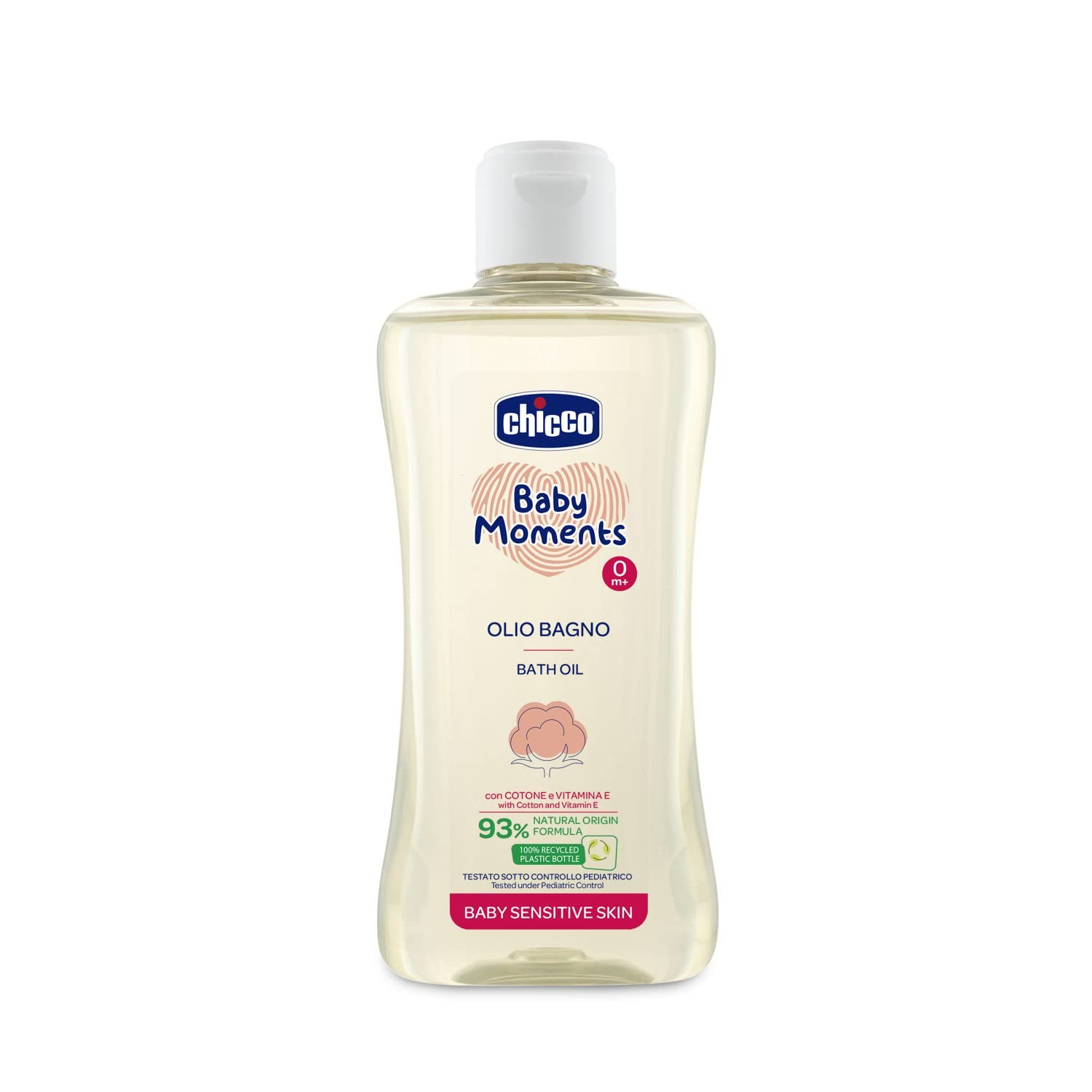 Baby Moments Bath Oil For Baby Sensitive Skin 0M+ 200ml