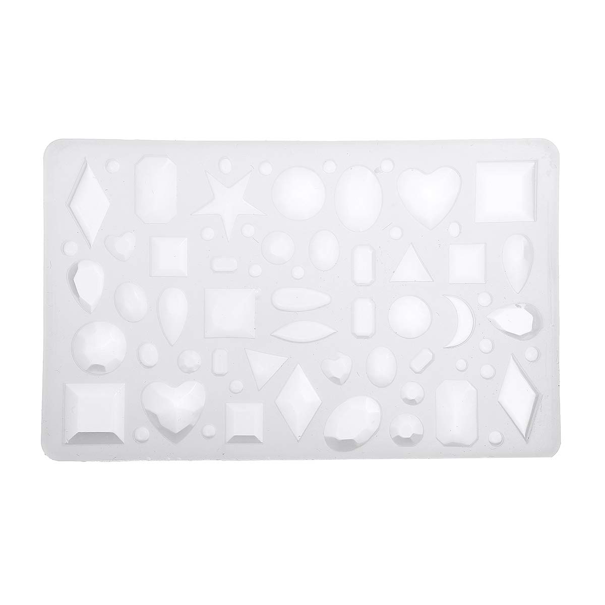 Kit de herramientas de molde Diy de 98 piezas para manualidades, moldes de resina epoxi de silicona