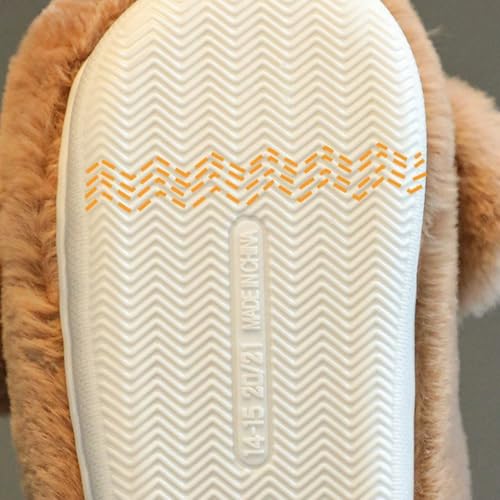 Dog slippers Funny House Slippers Toddler Girls Boys Winter Indoor Outdoor Fuzzy Warm Shoes 7