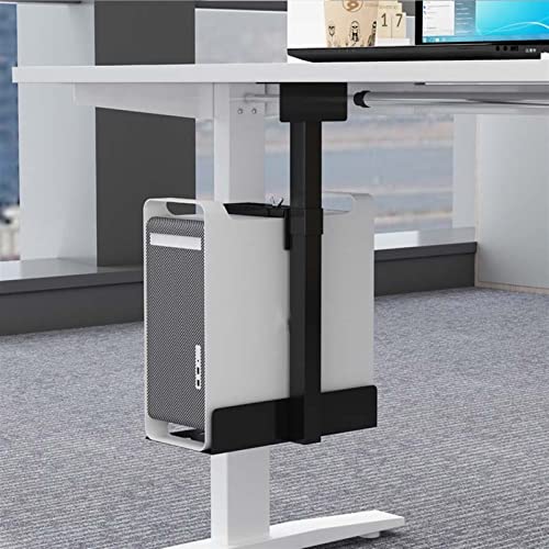 Soporte Universal para CPU Bajo Escritorio o Pared, Ajustable para PC, Color Blanco miniatura 4