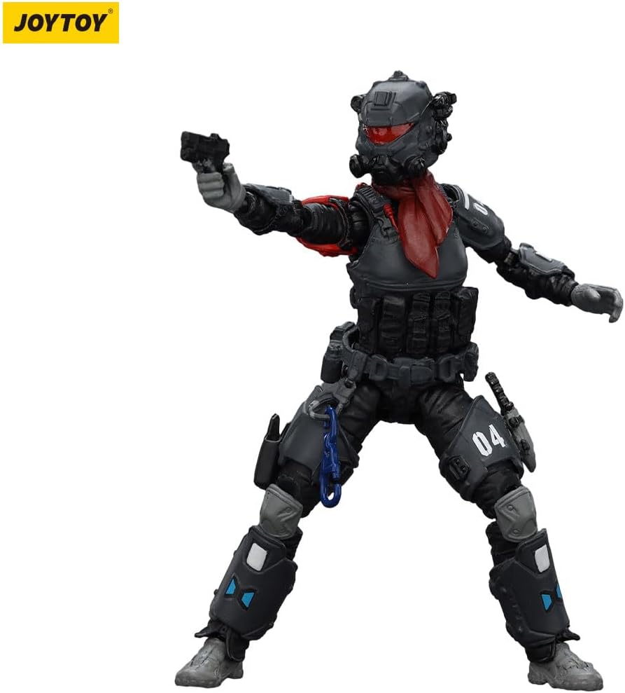 JOYTOY Action Figures 12.2inch Tyrant Squad-04 City Combat Type 1/18 Movable Model Collectible Figurine Ages 15+