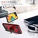 LeYi Compatible with Samsung A20/A30 Case, Samsung Galaxy A20/A30 Case with Screen Protector, Shockproof [ Military-Grade] Rugged Hybrid Protective Cases Cover with Kickstand for Galaxy A20 Red