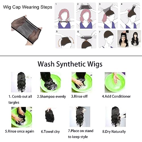 Akstore 28 inch Fashion Wigs Long Wavy Curly Hair Cosplay Wig - Image 5