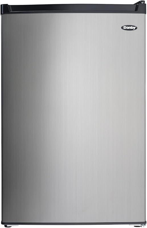 Danby DCR045B1BSLDB 4.5 cu. ft. Compact Fridge with True Freezer in Stainless Steel