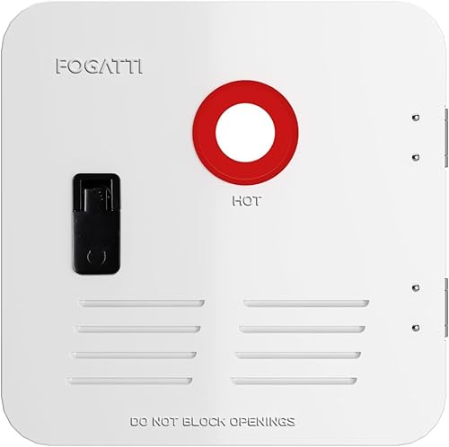 Miniatura 12 de FOGATTI Calentador de agua sin tanque para caravana, 3 tamaños de puerta opcionales de 15 x 15 pulgadas, 15 x 18 pulgadas y 18 x 18 pulgadas para