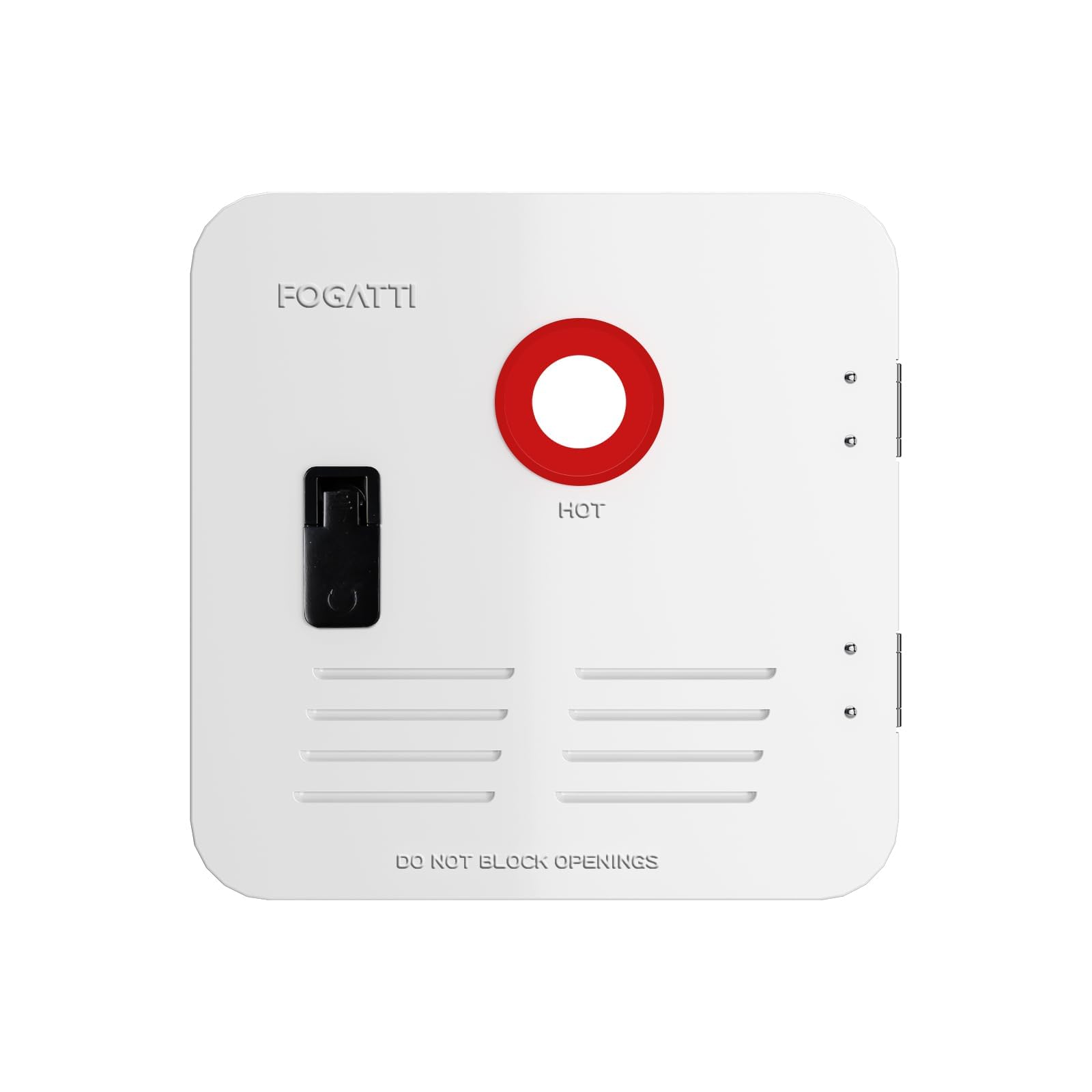 FOGATTI 15" x 15" InstaShower 7 RV Tankless Water Heater Door, White