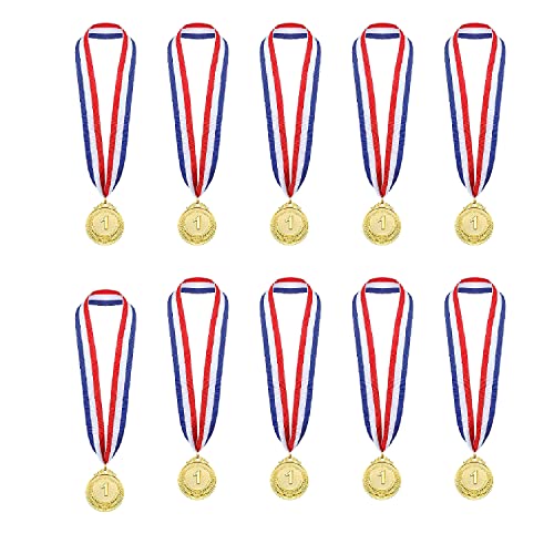 Gewinner Medaillen Gold, Siegermedaille, Goldmedaillen für Kindergeburtstag Prizzes Sportstag und Spielzeug Wettbewerb Auszeichnungen Cover